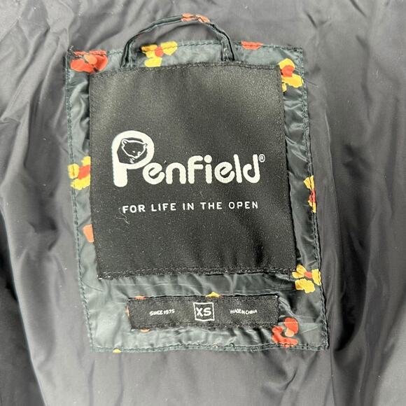 PENFIELD x MADEWELL Feline Floral Thick Puffer Jacket Cropped Women's Size XS - Picture 8 of 9